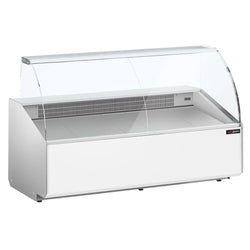 Witryna chłodnicza PREMIUM - 2506x979mm - 512L - front Biały - z 4 drzwiami - 1 półki - na rynek PL