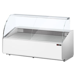 Witryna chłodnicza PREMIUM - 2506x979mm - 512L - front Biały - z 4 drzwiami - 1 półki - na rynek PL