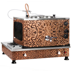 Commercial Gas & Electric Copper Tea Urn - 770mm - 22 Litres