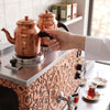 Commercial Gas & Electric Copper Tea Urn - 770mm - 22 Litres
