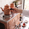 Commercial Gas & Electric Copper Tea Urn - 770mm - 22 Litres - Istanbul Design