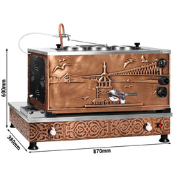 Gazowo‑elektryczny Samowar - 33L - 2,5kW - Istanbul Design