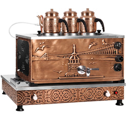 Gazowo‑elektryczny Samowar - 33L - 2,5kW - Istanbul Design