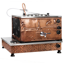 Commercial Electric Copper Tea Urn - 720mm - 22 Litres - Istanbul Design