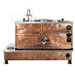 Commercial Electric Copper Tea Urn - 870mm - 33 Litres - Istanbul Design