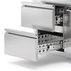 Refrigerated counter ECO – 1360 x 700 mm – with 1 door and 2 drawers, image 8 of 14
