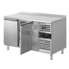 Commercial Counter Fridge ECO - 1360x700mm - with 2 doors - with upstand - capacity 282 litres