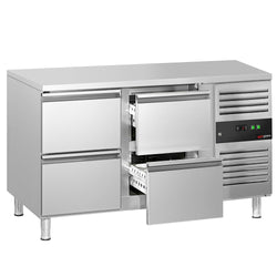 Stół chłodniczy ECO - 1360x700 mm - z 4 szufladami