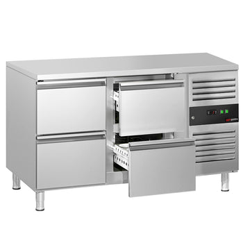 Stół chłodniczy ECO - 1360x700 mm - z 4 szufladami - Prime Gastro