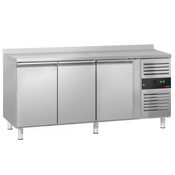 Stół chłodnicy ECO - 1795x700 mm - z 3 drzwiami & panelem tylnym - Prime Gastro