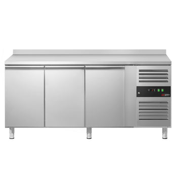 Stół chłodnicy ECO - 1795x700 mm - z 3 drzwiami & panelem tylnym - Prime Gastro