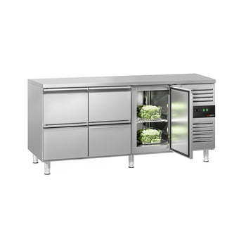 Stół chłodniczy ECO - 1795x700 mm - z 1 drzwiami & 4 szufladami - Prime Gastro