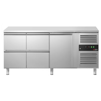 Stół chłodniczy ECO - 1795x700 mm - z 1 drzwiami & 4 szufladami - Prime Gastro