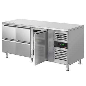 Stół chłodniczy ECO - 1795x700 mm - z 1 drzwiami & 4 szufladami - Prime Gastro