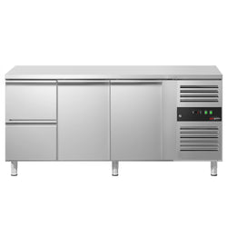 Stół chłodniczy ECO - 1795x700 mm - z 2 drzwiami & 2 szufladami