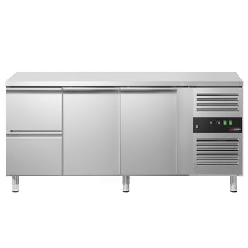 Stół chłodniczy ECO - 1795x700 mm - z 2 drzwiami & 2 szufladami - Prime Gastro