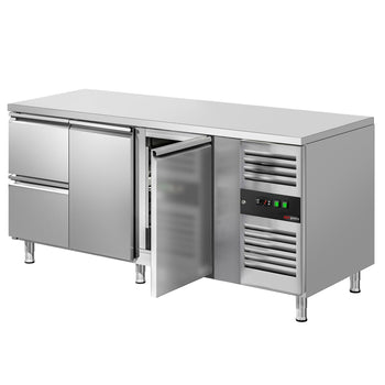 Stół chłodniczy ECO - 1795x700 mm - z 2 drzwiami & 2 szufladami - Prime Gastro
