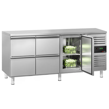 Stół chłodniczy ECO - 1795x700 mm - z 1 drzwiami & 4 szufladami - Prime Gastro