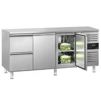 Stół chłodniczy ECO - 1795x700 mm - z 2 drzwiami & 2 szufladami - Prime Gastro