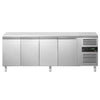 Commercial Counter Fridge ECO - 2230x700mm - with 4 doors - capacity 553 litres