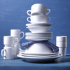(24 pcs) BUDGETLINE | Coffee Cup Mammoet - 140ml - White - with Saucer