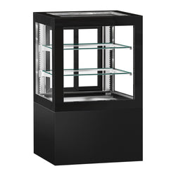 Witryny ekspozycyjne na ciasta - 810 mm - z oświetleniem LED & 2 półkami