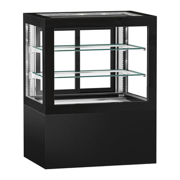 Witryny ekspozycyjne na ciasta - 1010 mm - z oświetleniem & 2 półkami - Prime Gastro