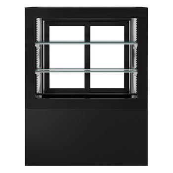 Witryny ekspozycyjne na ciasta - 1010 mm - z oświetleniem & 2 półkami - Prime Gastro