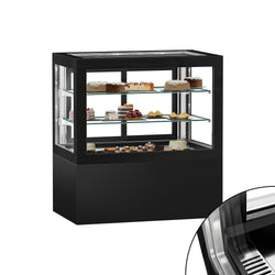 Witryny ekspozycyjne na ciasta - 1210 mm - z oświetleniem LED & 2 półkami