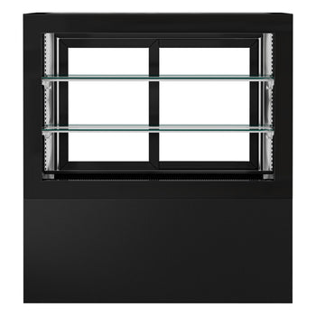 Witryny ekspozycyjne na ciasta - 1210 mm - z oświetleniem LED & 2 półkami - Prime Gastro