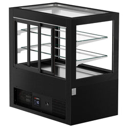 Witryny ekspozycyjne na ciasta - 1210 mm - z oświetleniem LED & 2 półkami