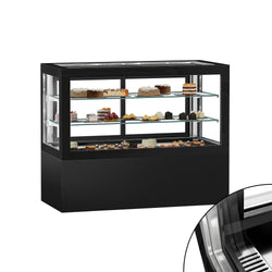 Witryny ekspozycyjne na ciasta - 1610 mm - z oświetleniem LED & 2 półkami