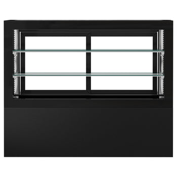 Witryny ekspozycyjne na ciasta - 1610 mm - z oświetleniem LED & 2 półkami - Prime Gastro