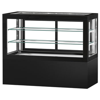 Witryny ekspozycyjne na ciasta - 1610 mm - z oświetleniem LED & 2 półkami - Prime Gastro