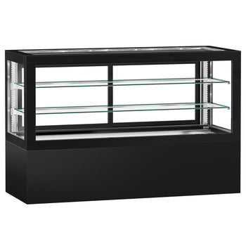 Witryny ekspozycyjne na ciasta - 2010 mm - z oświetleniem LED & 2 półkami - Prime Gastro