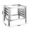 Stand - for Commercial Combi Ovens - 715x795x610mm - 3x GN 1/1 - Stainless Steel - for KB511 & KB1011