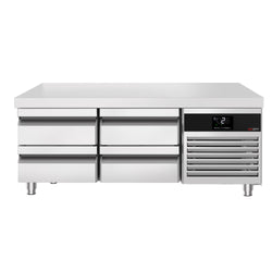 Podstawa chłodnicza Premium - 1400 mm - 135 litrów - 4 szuflady