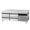 Commercial Chef Base PREMIUM - -2 to +8°C - 1400mm - 4 Drawer