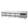 Podstawa chłodnicza Premium – 2400 mm – 310 L – z 8 szufladami