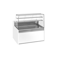 Witryna chłodnicza cukiernicza - 1622x985mm - z 2 drzwiami - 2 półki - z oświetleniem LED