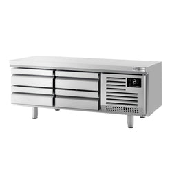 Podstawa chłodnicza Premium PLUS - 1600 mm - 225 litrów - 4 szuflady