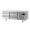 Podstawa chłodnicza Premium PLUS - 1600 mm - 225 litrów - 4 szuflady