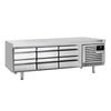 Podstawa chłodnicza PREMIUM PLUS - 2 ~ +8°C - 2000mm - 310l - 6 szuflad - 6x GN 1/1 - linia 700