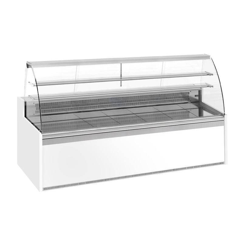 Witryna cukiernicza - 2560 mm - z 2 półkami