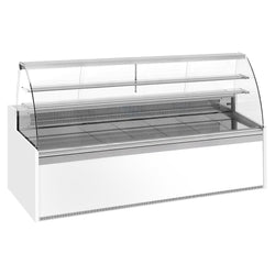 Witryna cukiernicza - 2560 mm - z 2 półkami