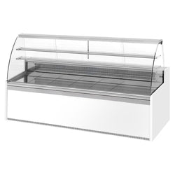Witryna cukiernicza - 2560 mm - z 2 półkami