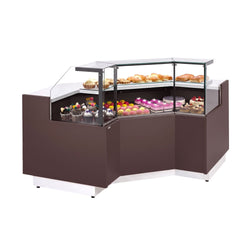 Witryna chłodnicza RIGA - 1750x990mm - 2 półki - z oświetleniem LED