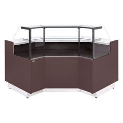 Witryna chłodnicza RIGA - 1750x990mm - 2 półki - z oświetleniem LED