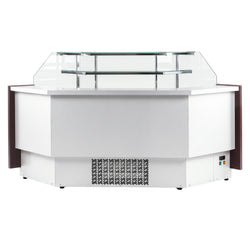 Witryna chłodnicza RIGA - 1750x990mm - 2 półki - z oświetleniem LED