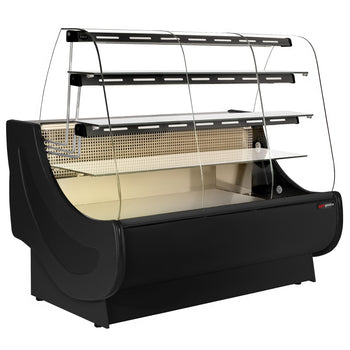 Lada chłodnicza i cukiernicza – 1600 mm – z oświetleniem – 3 półki i wysuwane półki na torty - Prime Gastro